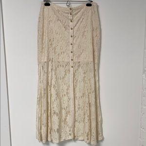 Lace Maxi Skirt never worn